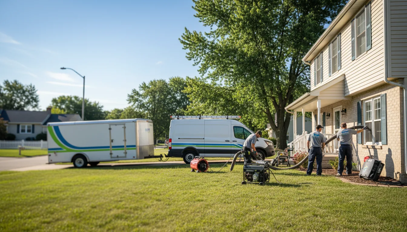 Flooded Basement Restoration And Cleanup With Repair in Crawfordsville, AR near me